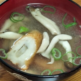 鍋ご無用！ごぼう天としめじのかんたん♡お味噌汁♪